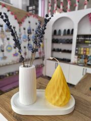 İKİLİ SET VAZO MUM