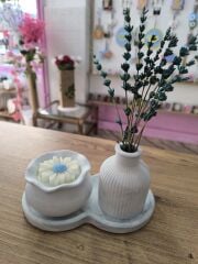 MERMER DESENLİ VAZO SET