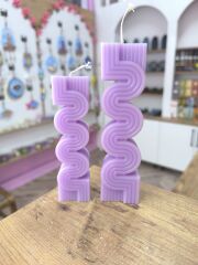 Zig Zag ikili dekoratif mum