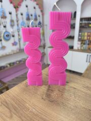Zig Zag ikili dekoratif mum